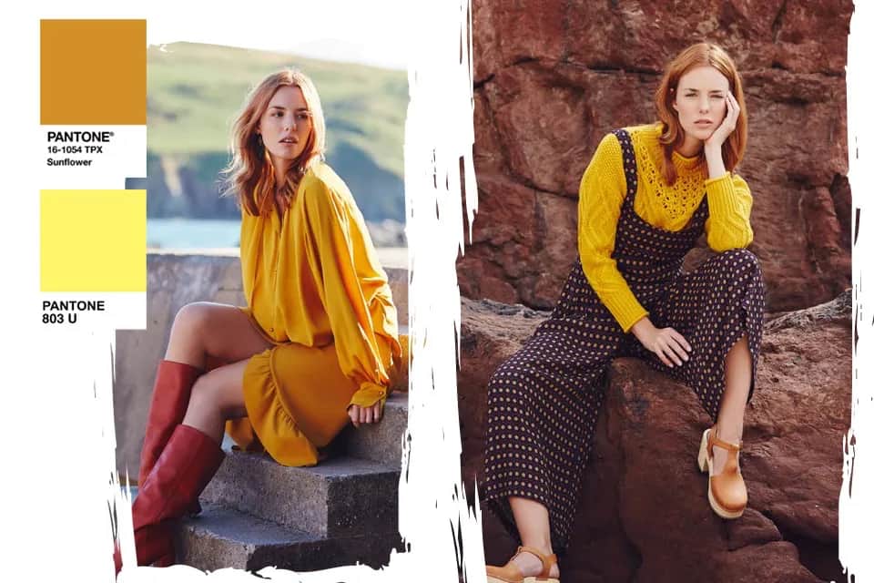 Stylizacje z musztardowymi butami – unikaj modowych wpadek