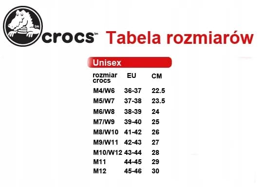 Crocs rozmiar 40 - jak dobrać odpowiedni rozmiar i uniknąć błędów
