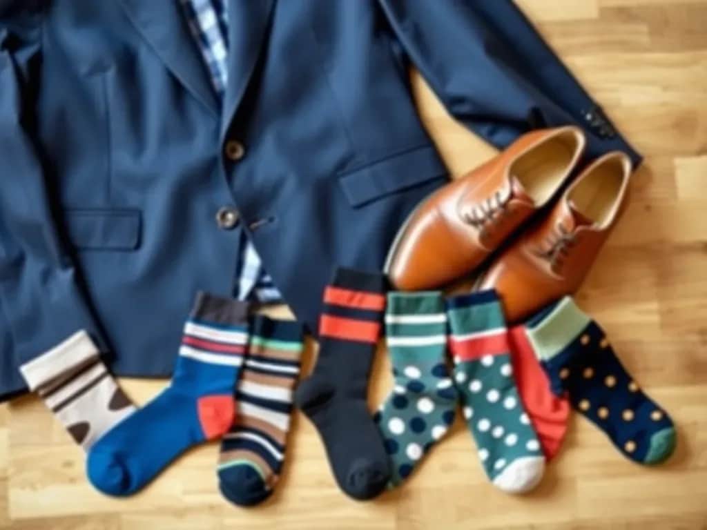 Jakie skarpetki do brązowych butów i granatowego garnituru, aby nie popełnić modowego błędu?